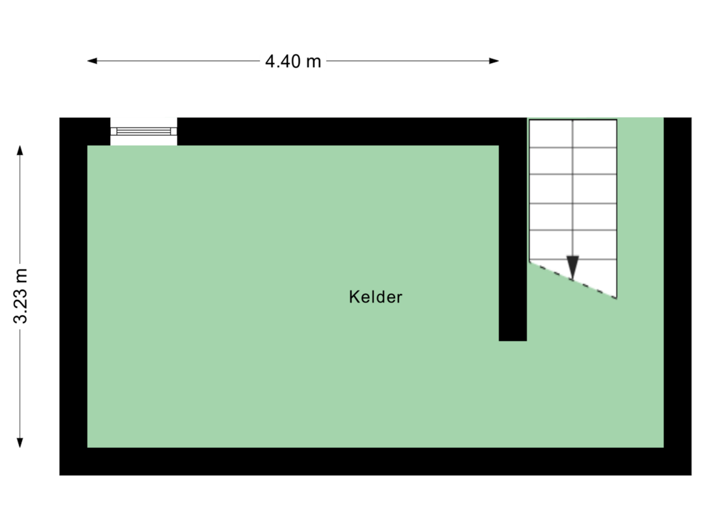 Bekijk plattegrond van kelder van Heukelstraat 39