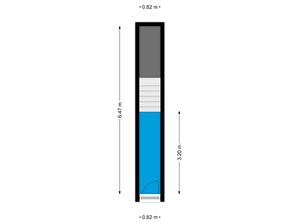 Bekijk plattegrond van Begane grond Boschstraat 91 A van Boschstraat 91