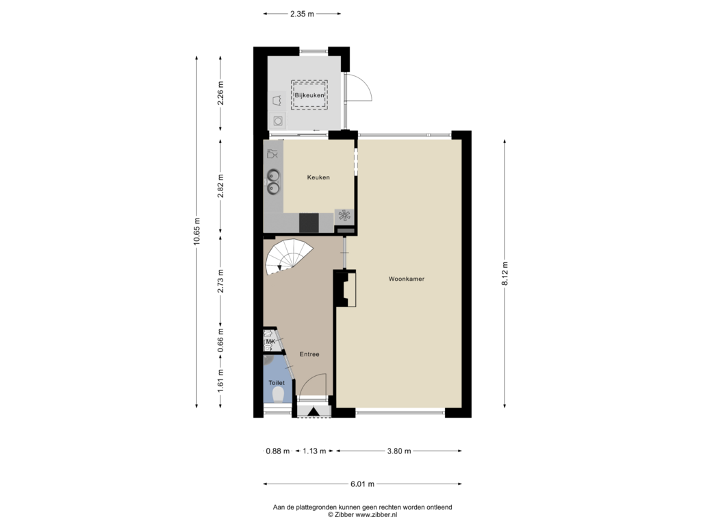 Bekijk plattegrond van Begane Grond van Breemarsweg 621