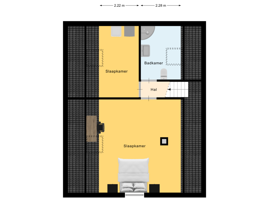 Bekijk plattegrond van 2e Verdieping van Beatrixstraat 10