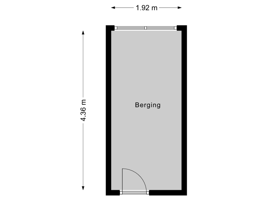 Bekijk plattegrond van Berging 2 van Jan van Goyenstraat 304