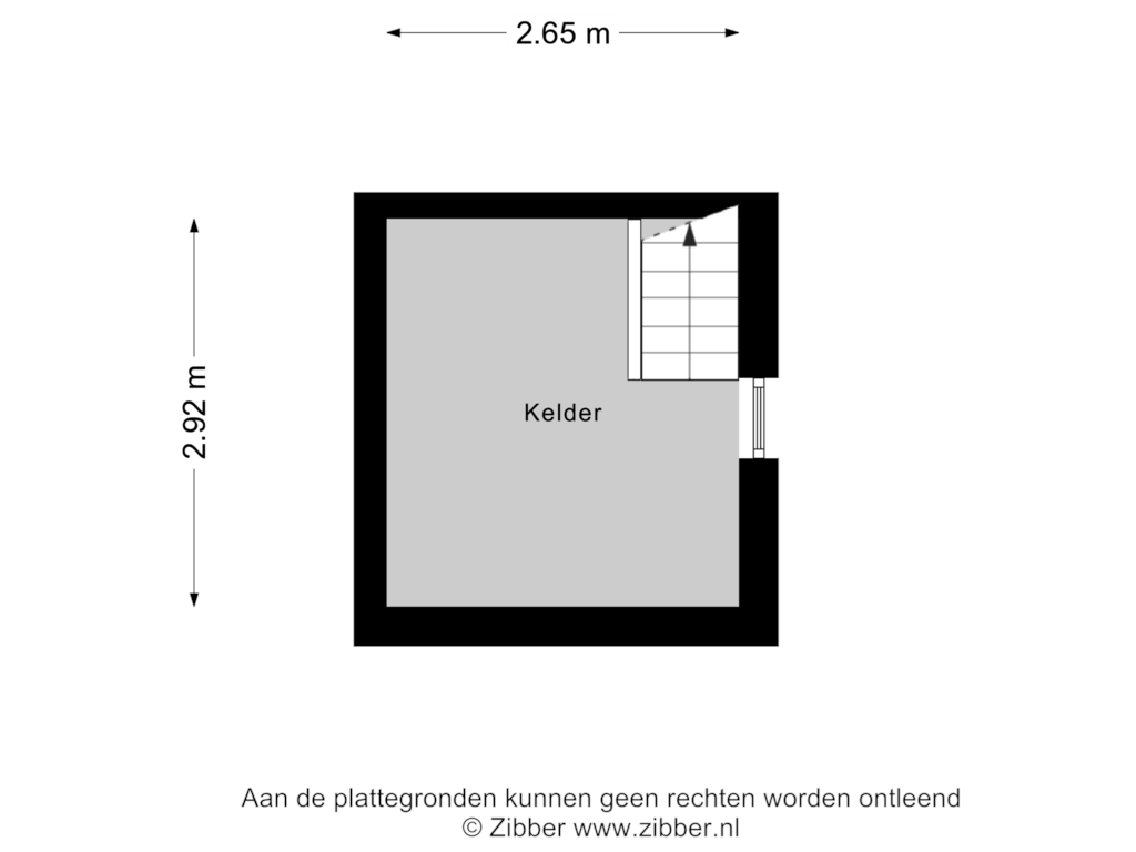 Bekijk plattegrond van Kelder van Oudendijk 80