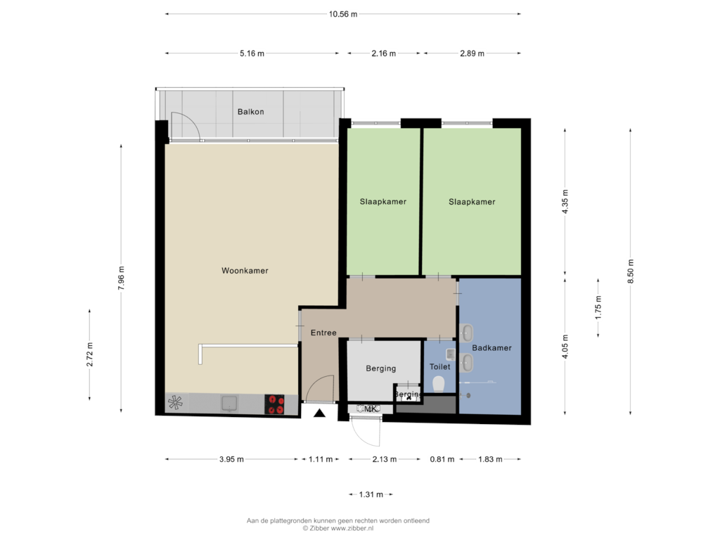 Bekijk plattegrond van Appartement van Putgraaf 170