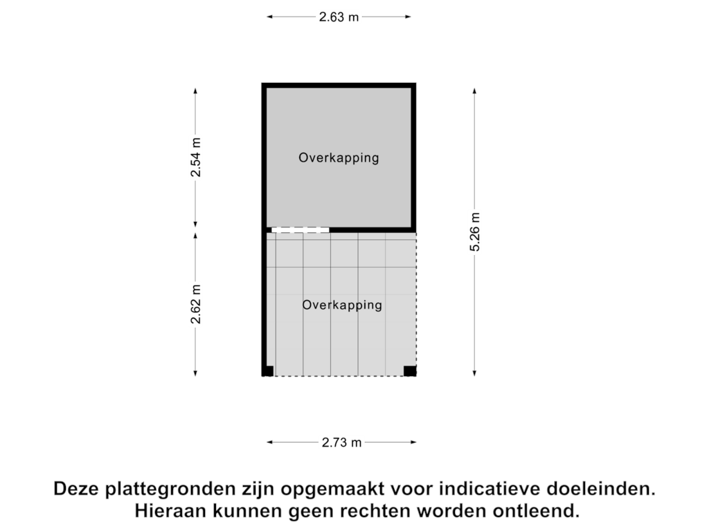 Bekijk plattegrond van Overkapping van Joosstraat 11