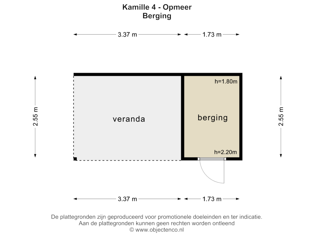 View floorplan of BERGING of Kamille 4