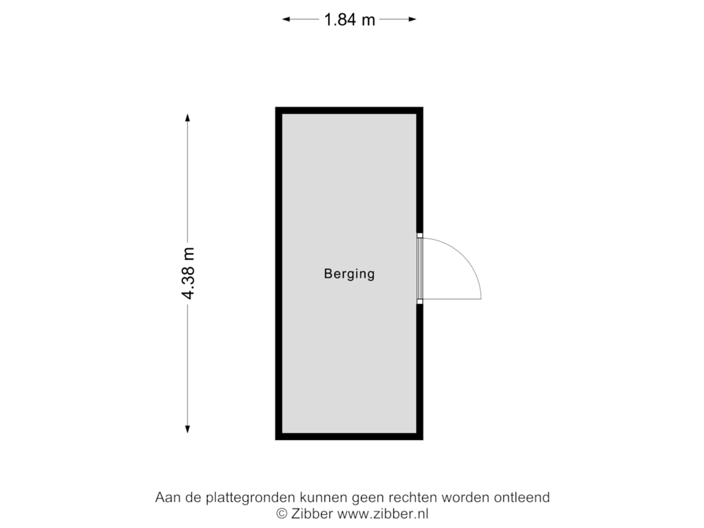 Bekijk plattegrond van Berging van Prinses Annalaan 384