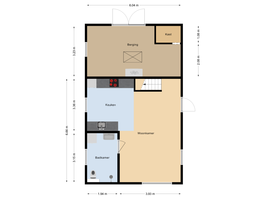 View floorplan of Bijgebouw of De Belt 5