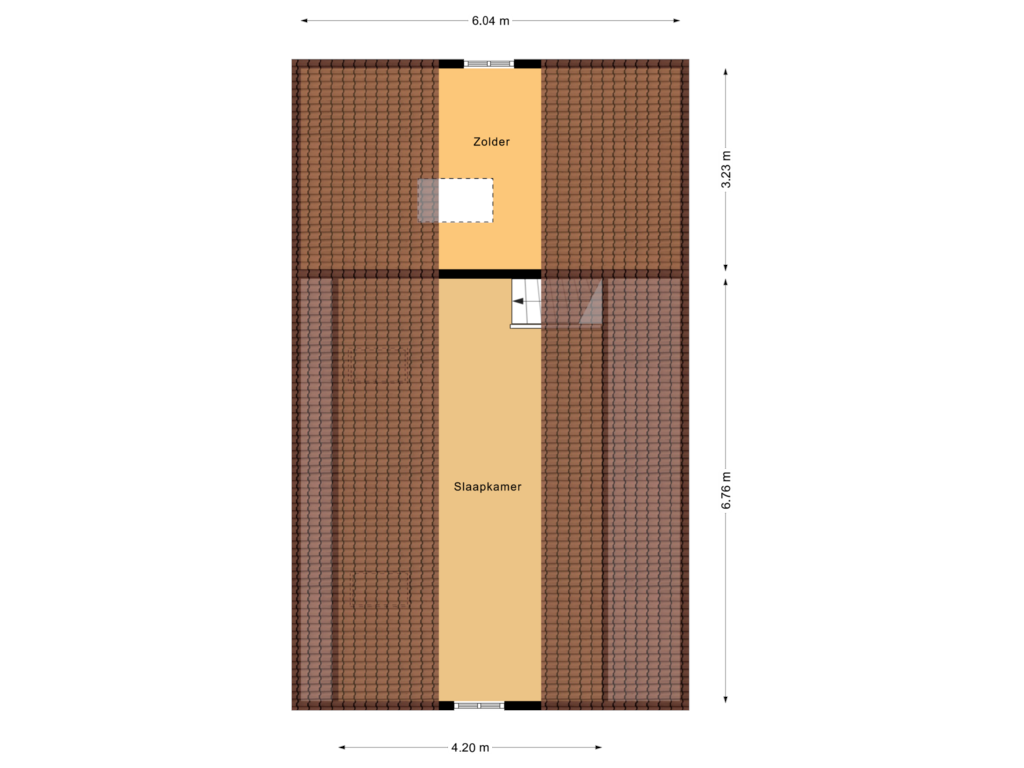 View floorplan of Bijgebouw Zolder of De Belt 5