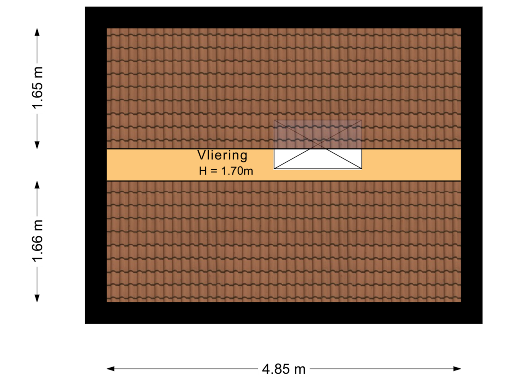 Bekijk plattegrond van Vliering van De Krommert 56