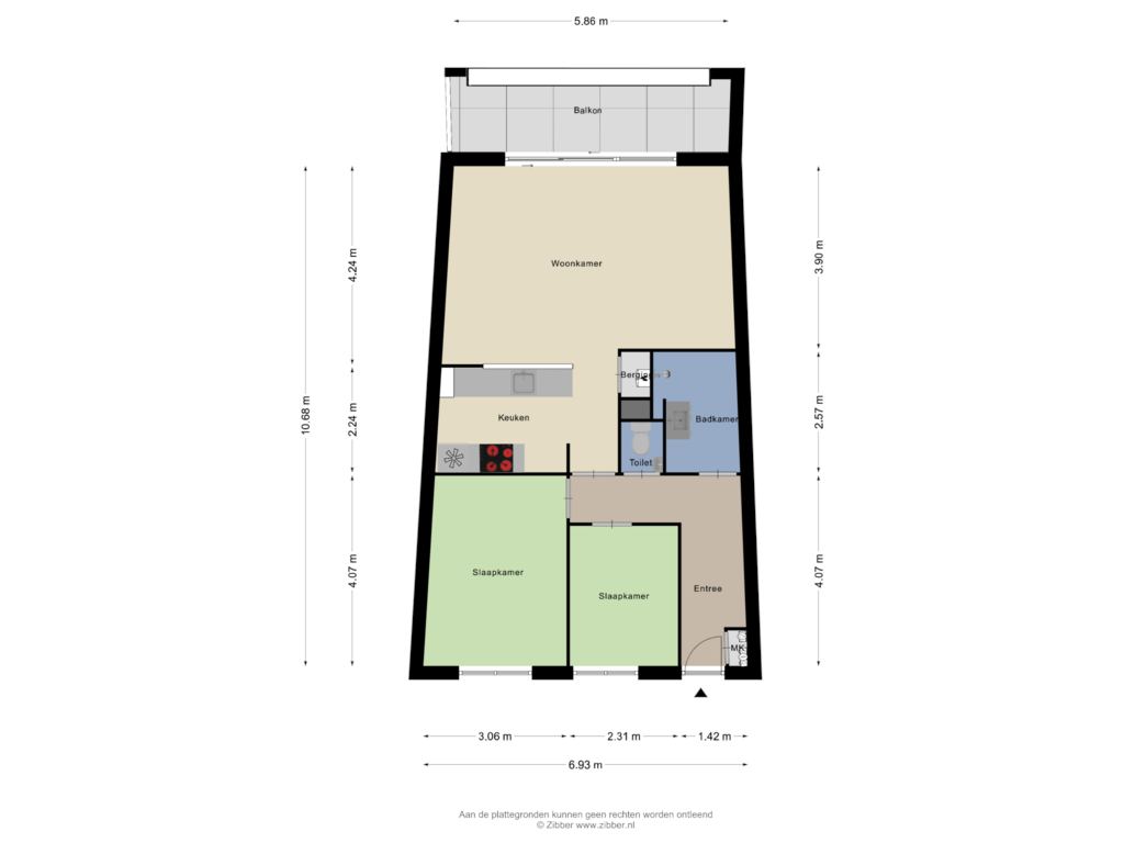 View floorplan of Appartement of Atalanta 85