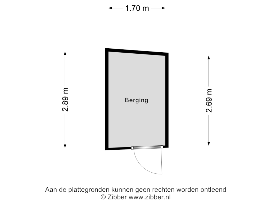 View floorplan of Berging of Atalanta 85