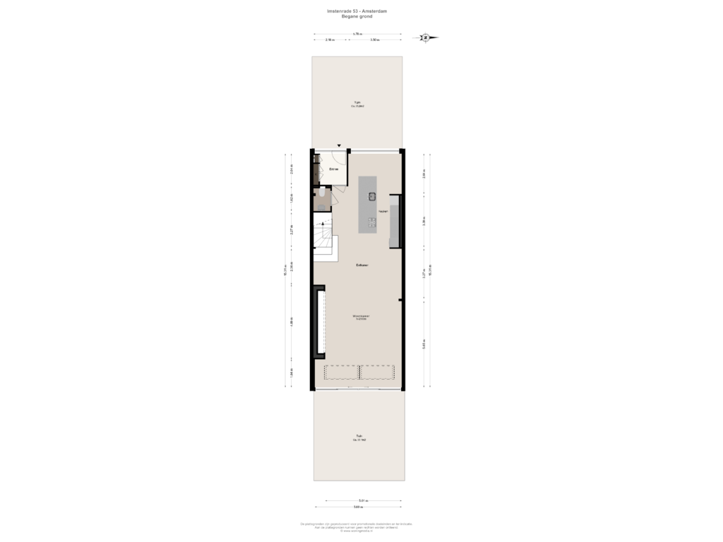 Bekijk plattegrond van Begane grond van Imstenrade 53