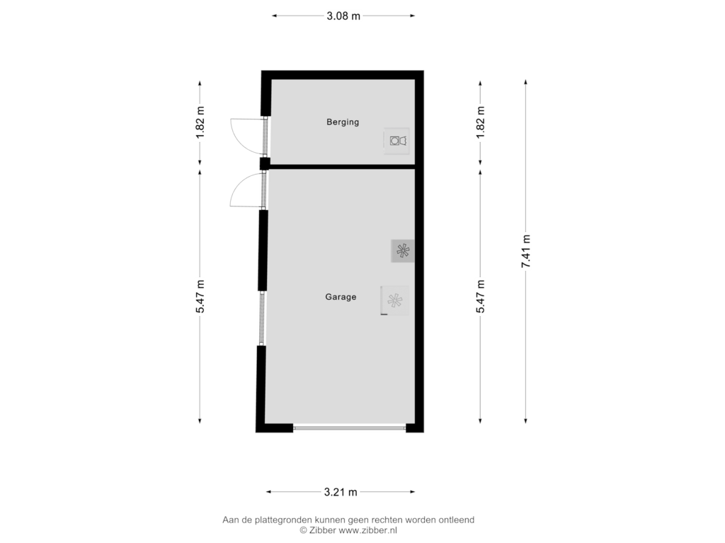 Bekijk plattegrond van Garage van Sint Catharinaplantsoen 16