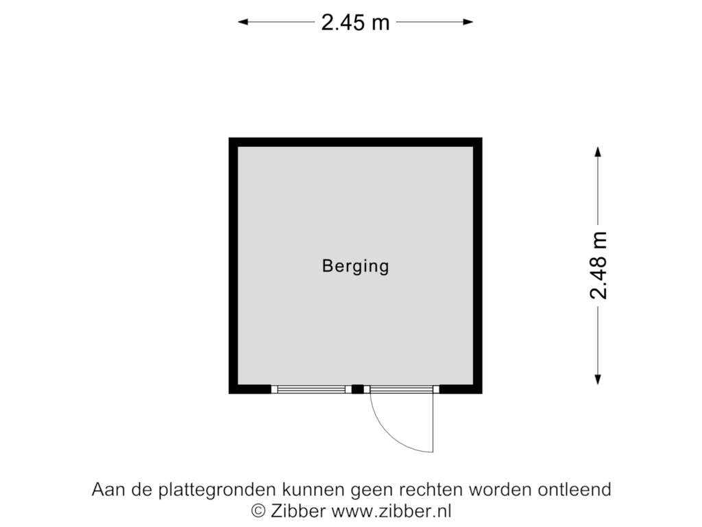 Bekijk plattegrond van Berging van Sint Catharinaplantsoen 16