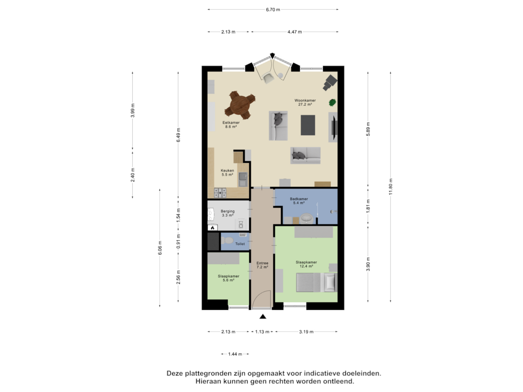 Bekijk plattegrond van Appartement van Torenkwartier 17