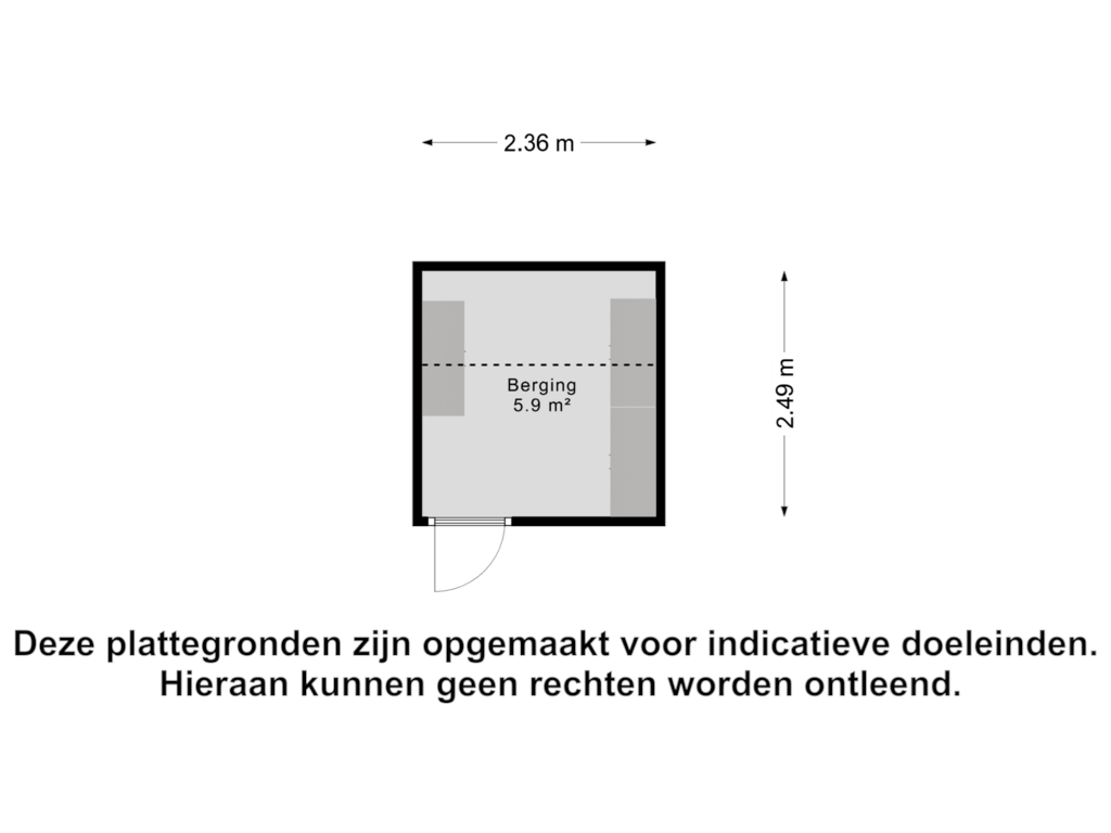 Bekijk plattegrond van Berging van Torenkwartier 17