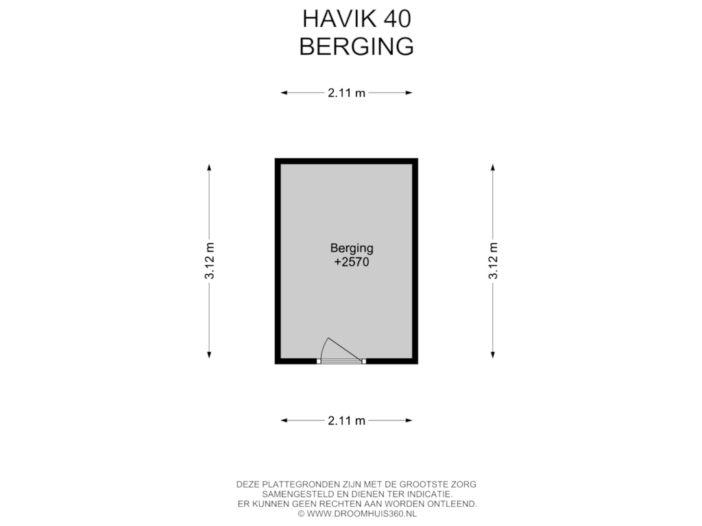 Bekijk plattegrond van Berging van Havik 40