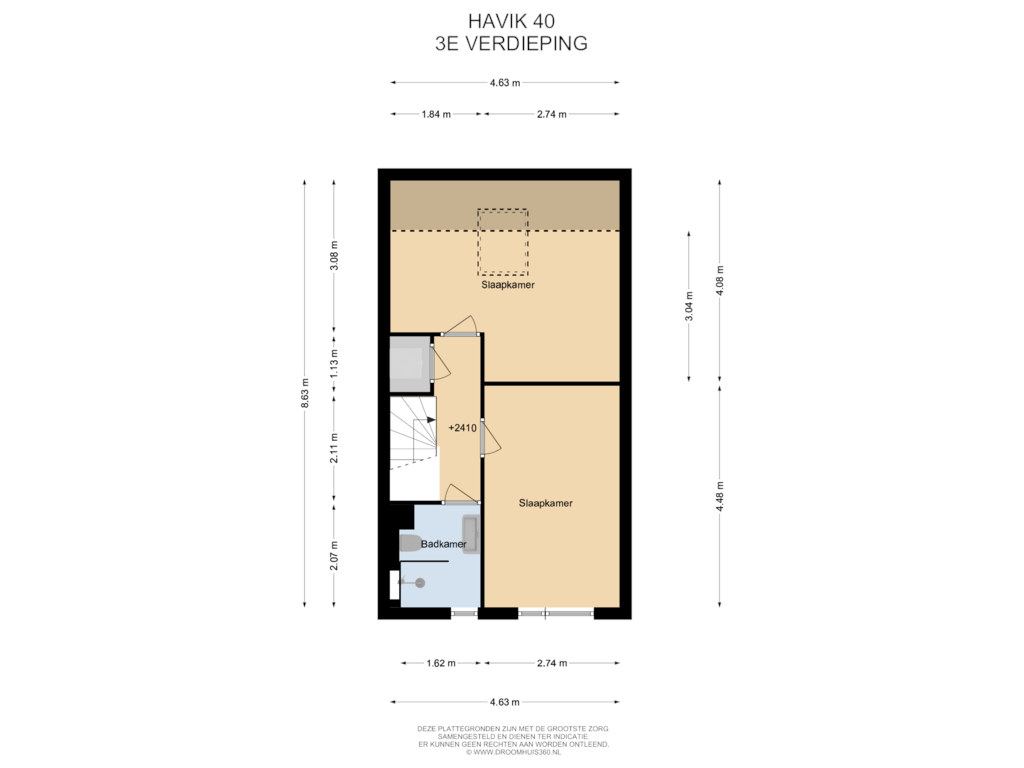 Bekijk plattegrond van 3E Verdieing van Havik 40