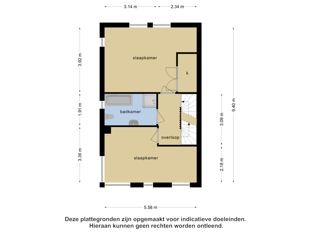 Bekijk plattegrond van 1e verdieping van Notaris van Puttenstraat 16