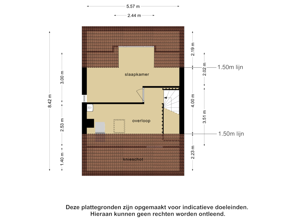 Bekijk plattegrond van 2e verdieping van Notaris van Puttenstraat 16