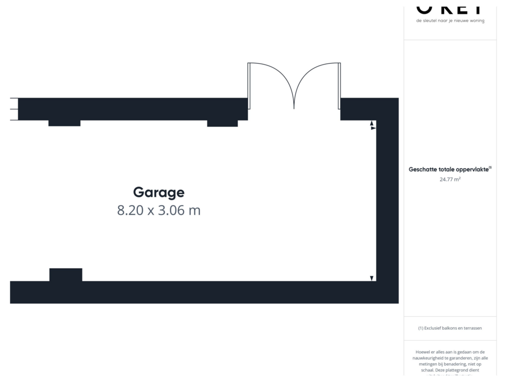 Bekijk plattegrond van garage van Oosterscheldestraat 124