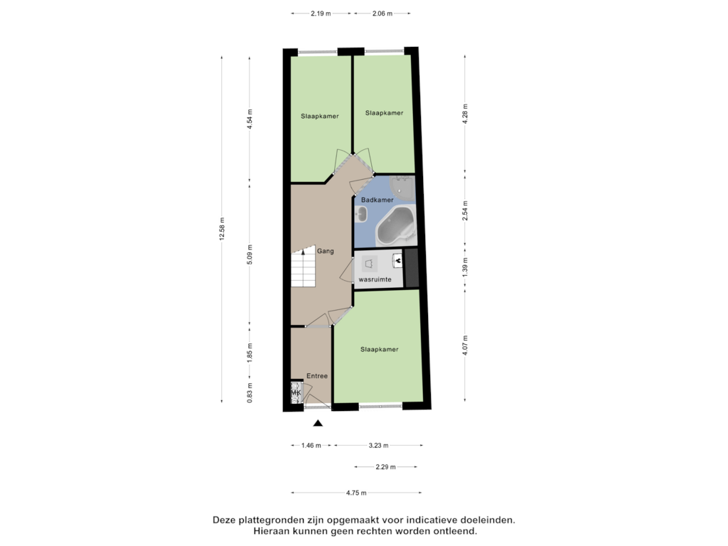 Bekijk plattegrond van Begane Grond van Insulindestraat 269-D