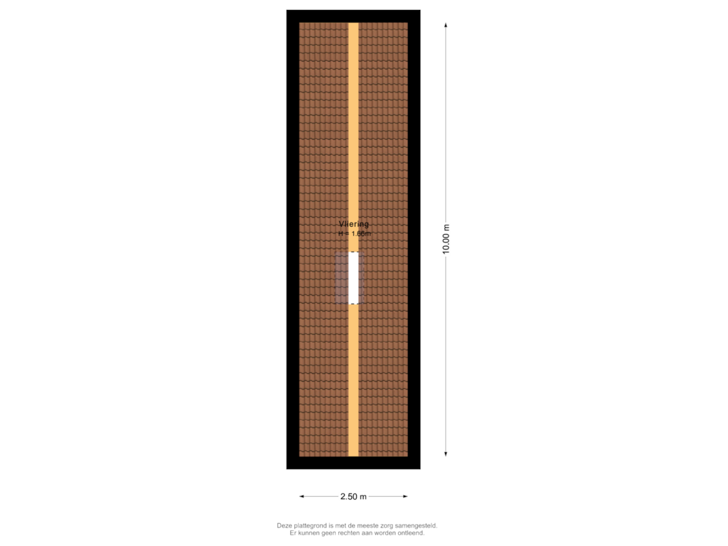 View floorplan of Vliering of Willemijn Posthumusstraat 5