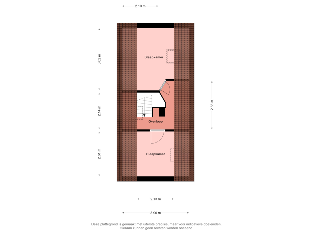 Bekijk plattegrond van 2e Verdieping van Prins Bernhardstraat 74