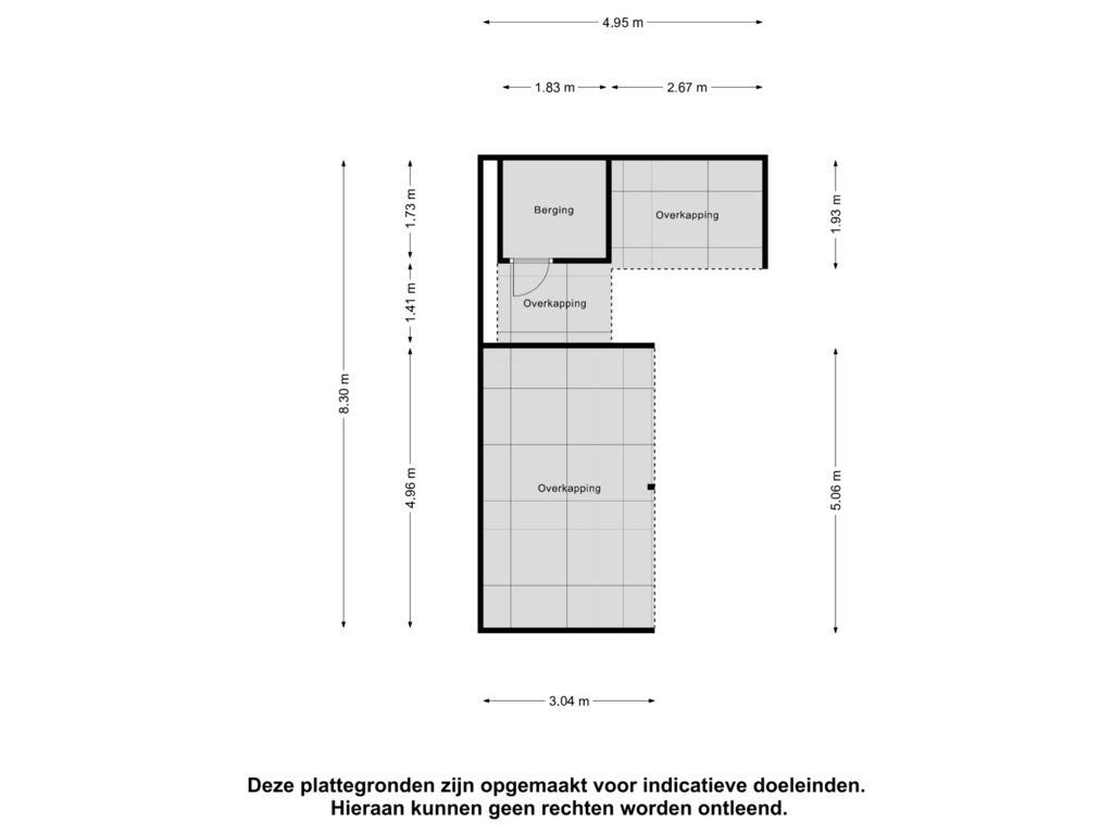 Bekijk plattegrond van Berging van Refterstraat 32