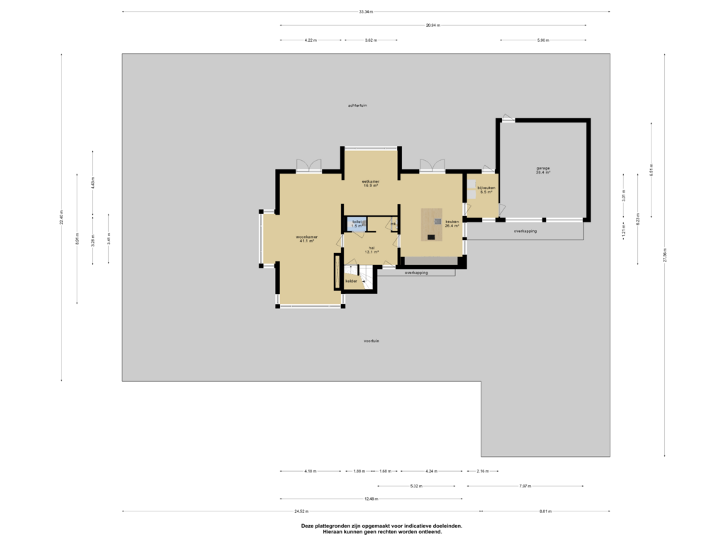 View floorplan of overzicht woning of Dr. Hein Hoeben laan 7