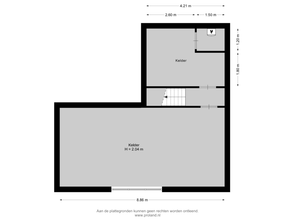 Bekijk plattegrond van Kelder van Asserbrink 7