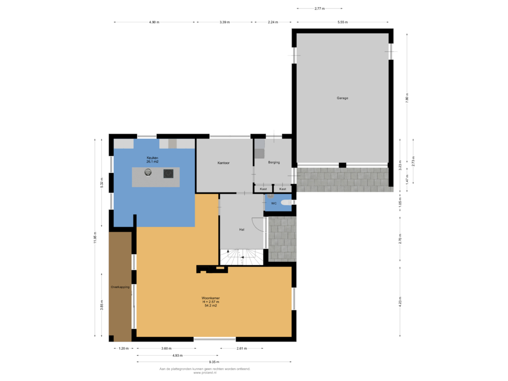 Bekijk plattegrond van Begane Grond van Asserbrink 7