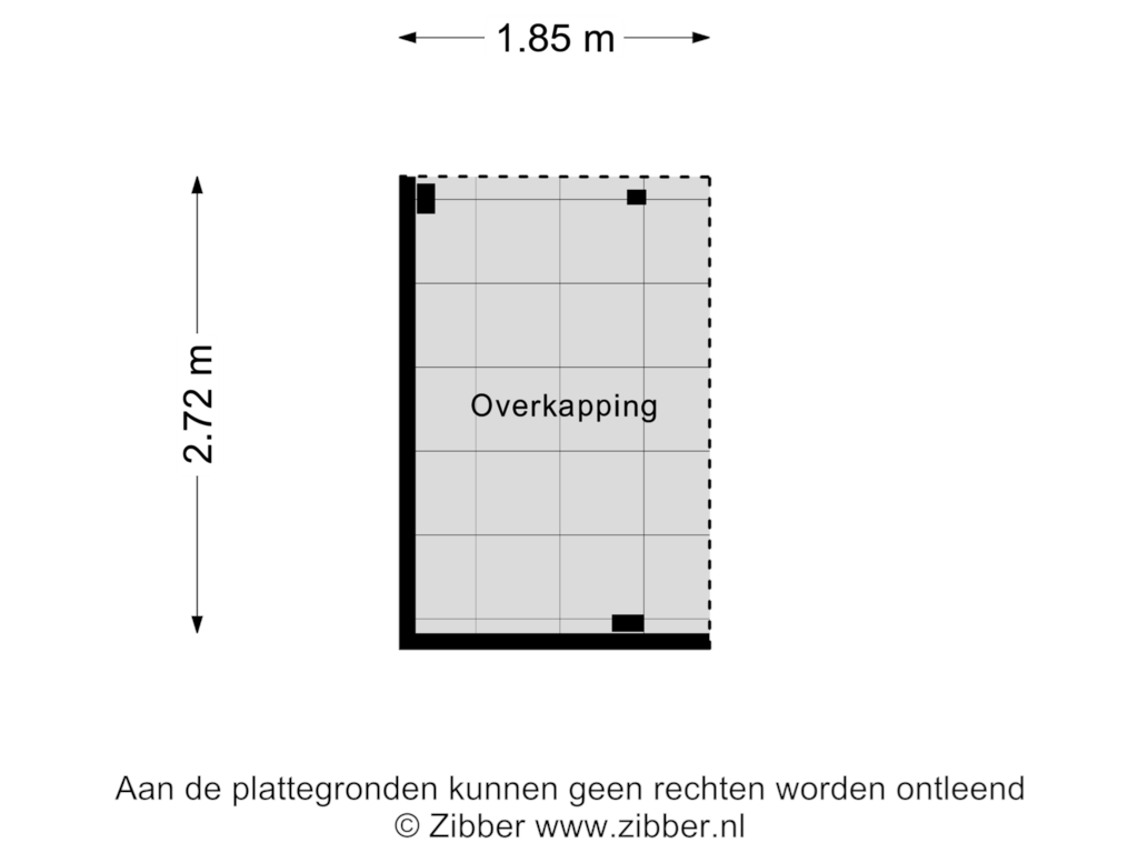 Bekijk plattegrond van Overkapping van Abbinkstraat 22