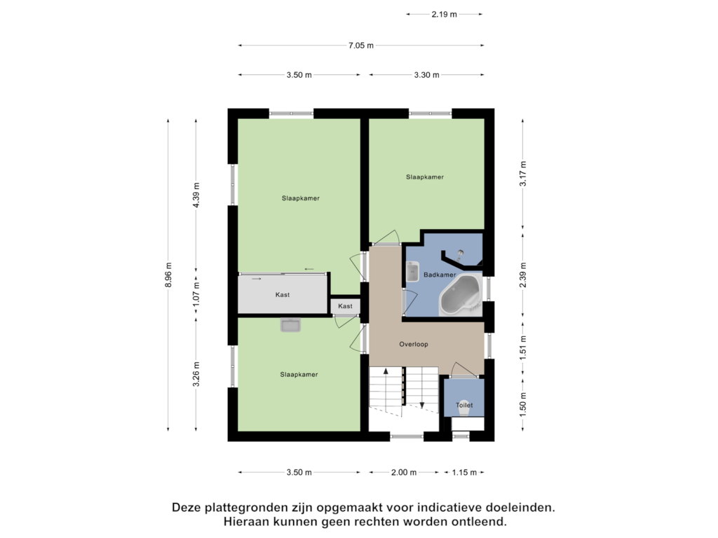 View floorplan of Eerste Verdieping of Oude Provincialeweg 93