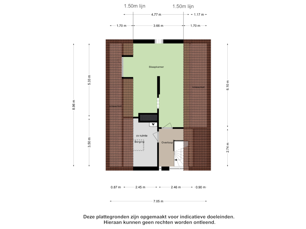 View floorplan of Tweede Verdieping of Oude Provincialeweg 93