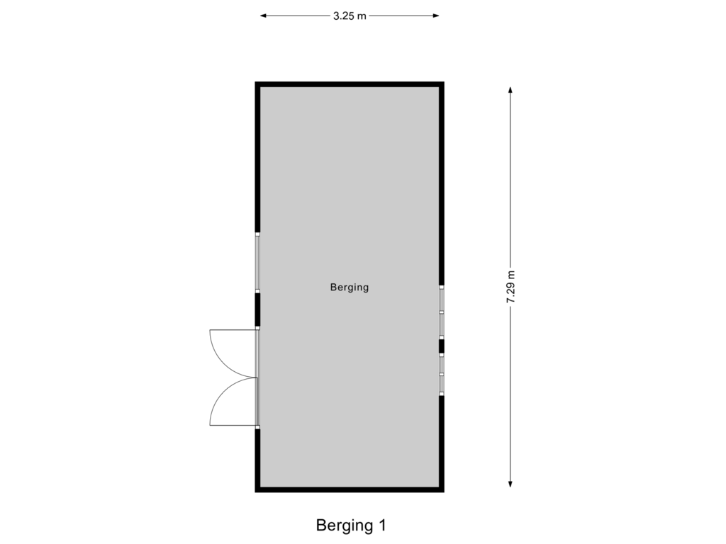 Bekijk plattegrond van Berging 1 van Reimslaan 206