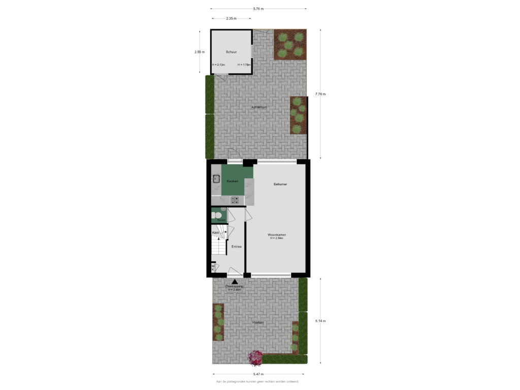 Bekijk plattegrond van Situatie van Irenestraat 13