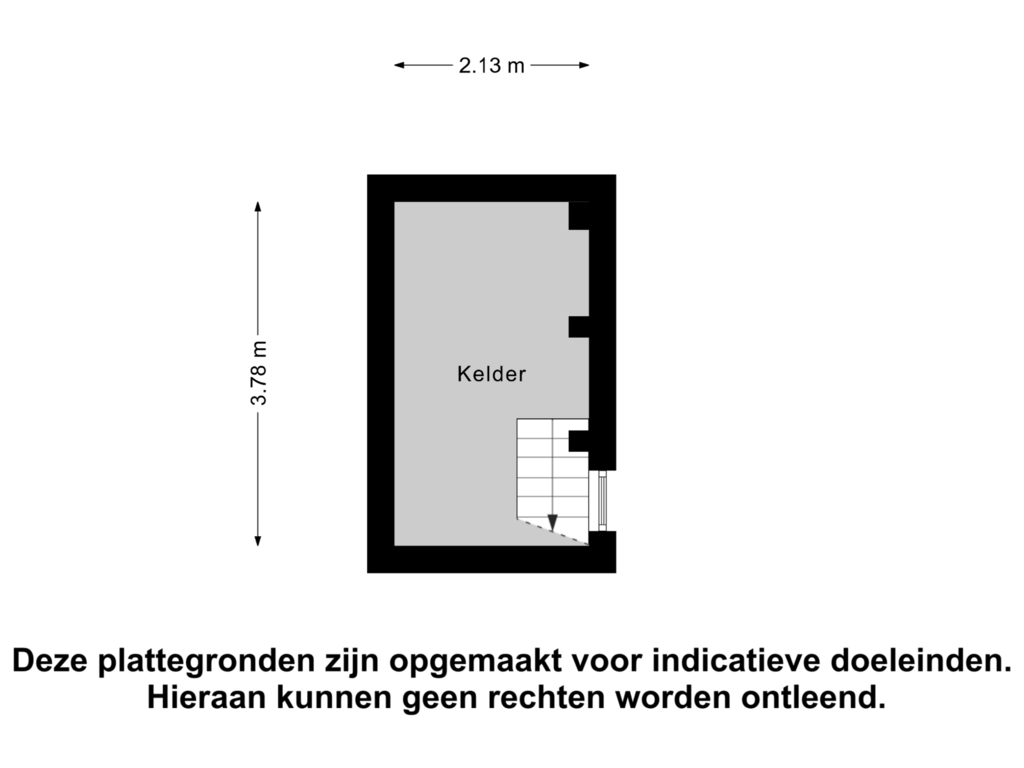 Bekijk plattegrond van Kelder van Verlengde Bladderswijk OZ 5