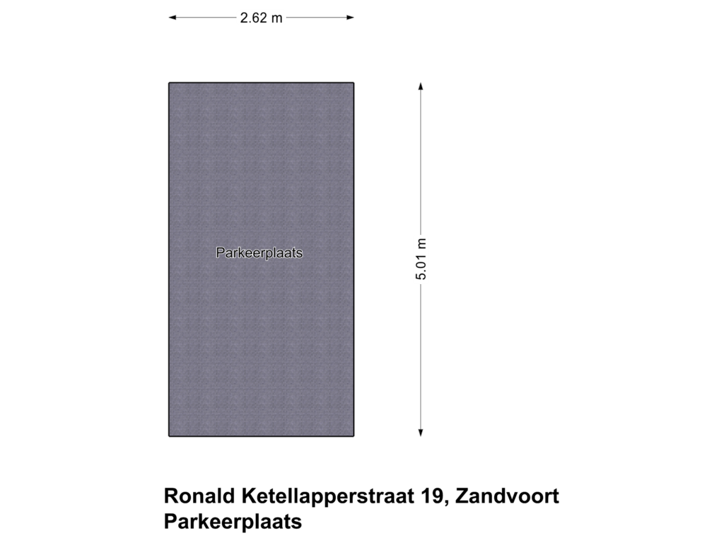 Bekijk plattegrond van Parkeerplaats van Ronald Ketellapperstraat 19