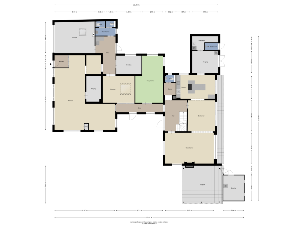 Bekijk plattegrond van Begane grond van Den Oeiep 1