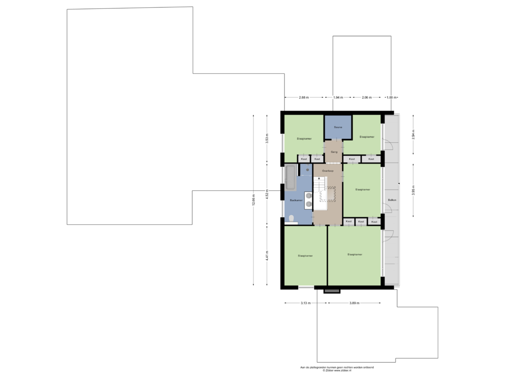 Bekijk plattegrond van Eerste verdieping van Den Oeiep 1