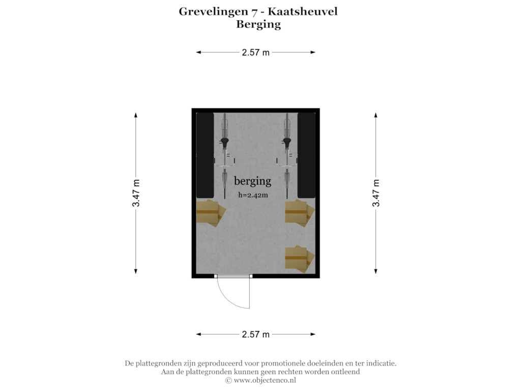 Bekijk plattegrond van BERGING van Grevelingen 7