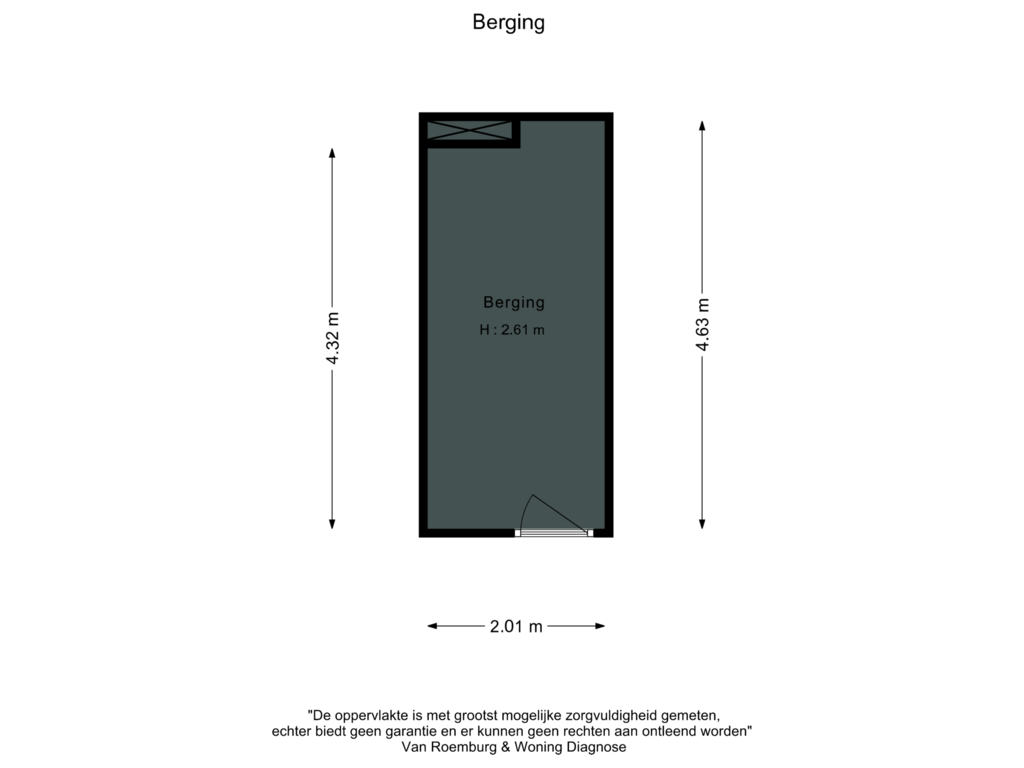 Bekijk plattegrond van Berging van Weerdestein 39