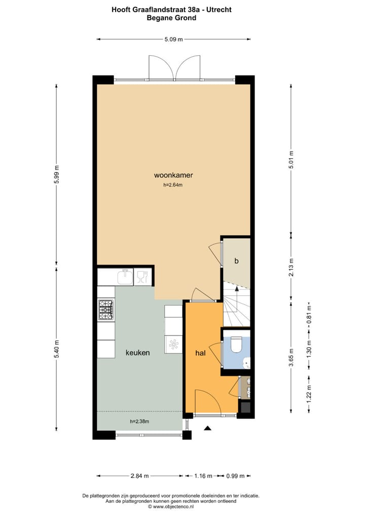 Foto 45 van Hooft Graaflandstraat 38-A