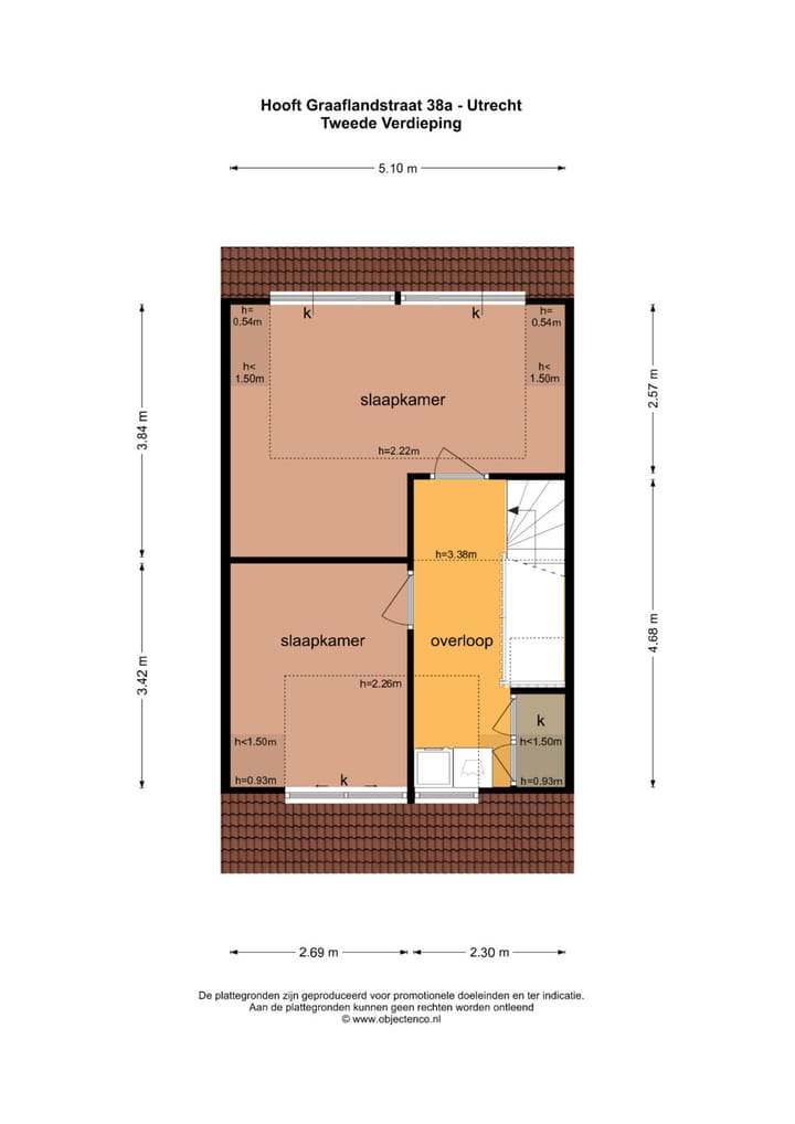 Foto 57 van Hooft Graaflandstraat 38-A