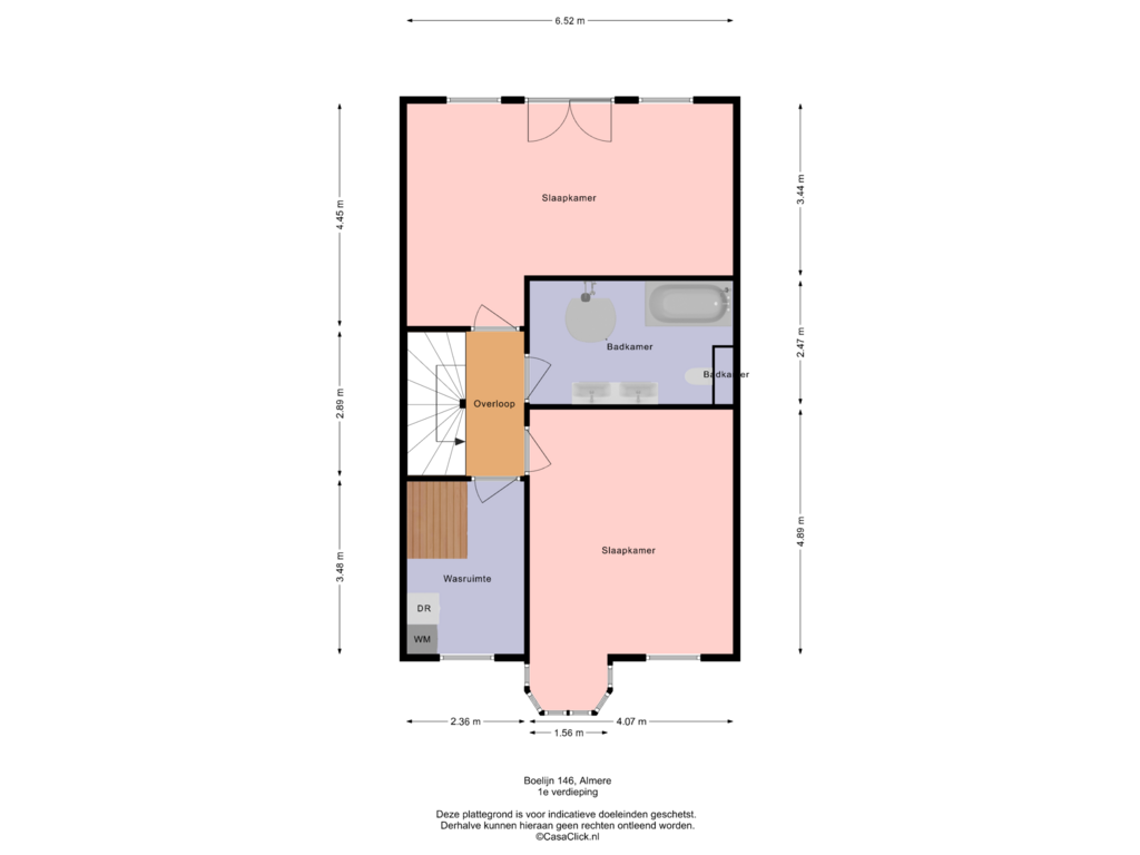 Bekijk plattegrond van 1e verdieping van Boelijn 146