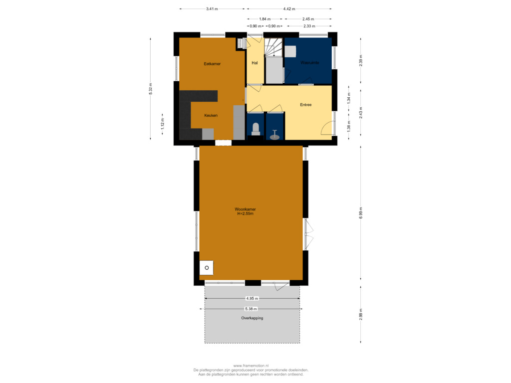 Bekijk plattegrond van Begane Grond van Zwaluwsedijk 5