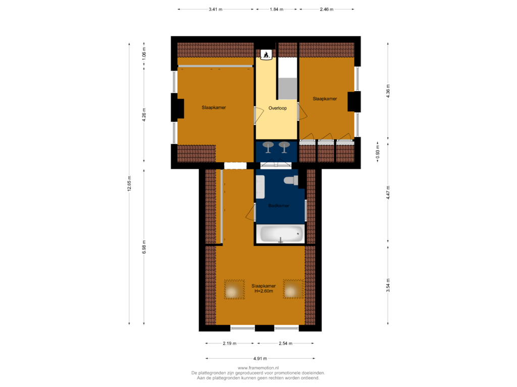 Bekijk plattegrond van Verdieping 1 van Zwaluwsedijk 5