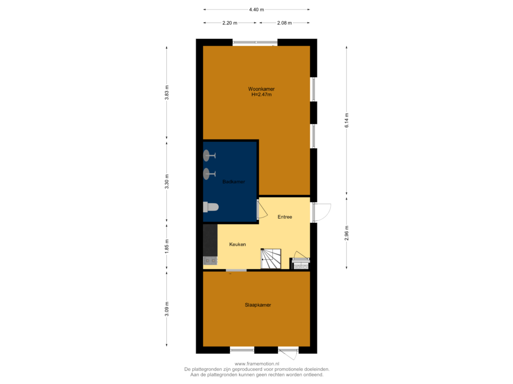 Bekijk plattegrond van Bijgebouw van Zwaluwsedijk 5