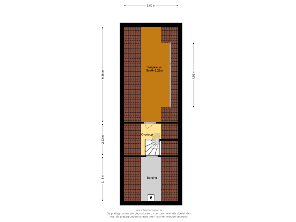 Bekijk plattegrond van Verdieping 1 van Zwaluwsedijk 5